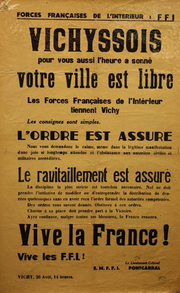 Visite Guidée "La Résistance à Vichy"
