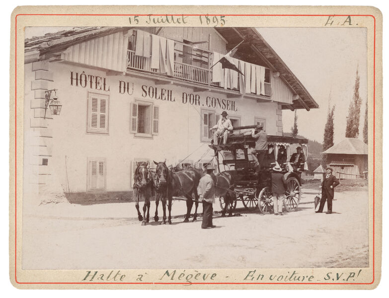 Carte postale musée de Megève