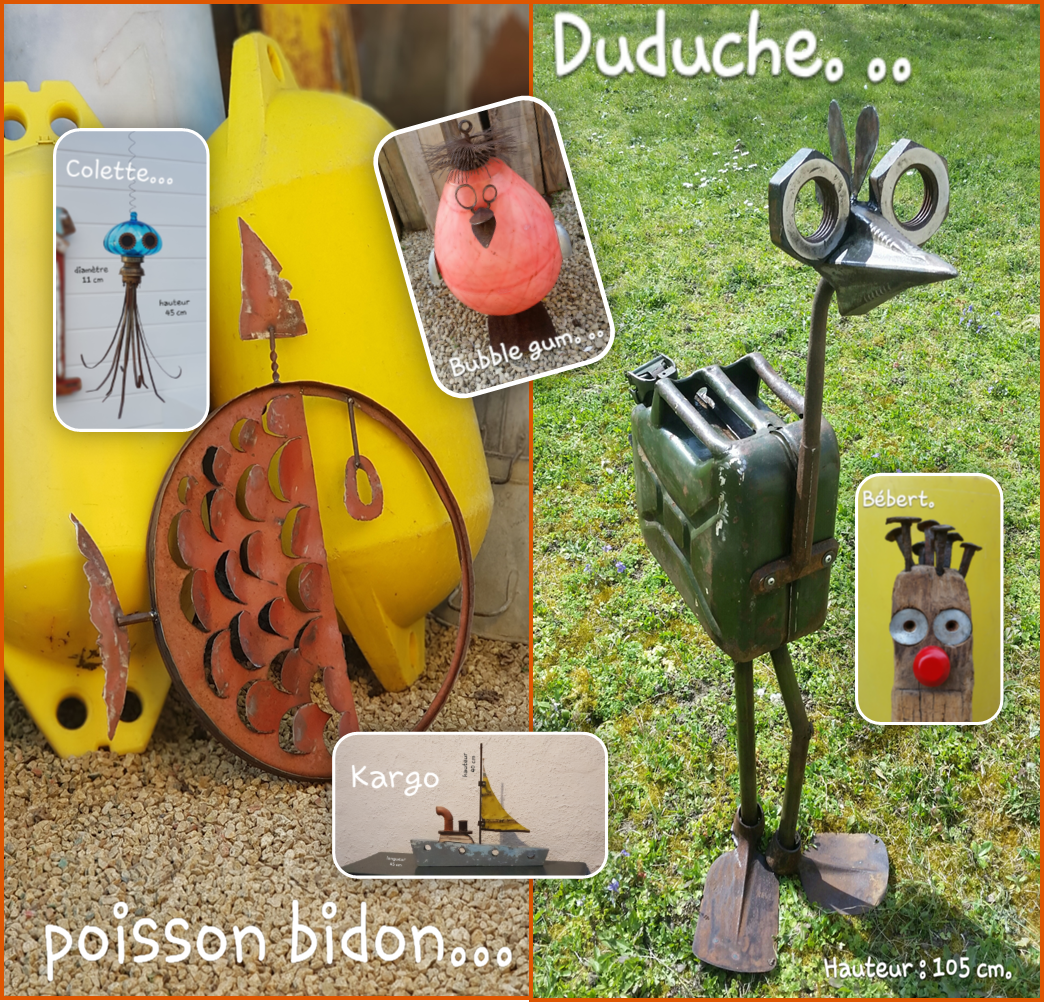 Expoisition de sculptures récup' - Thierry GARDAIS