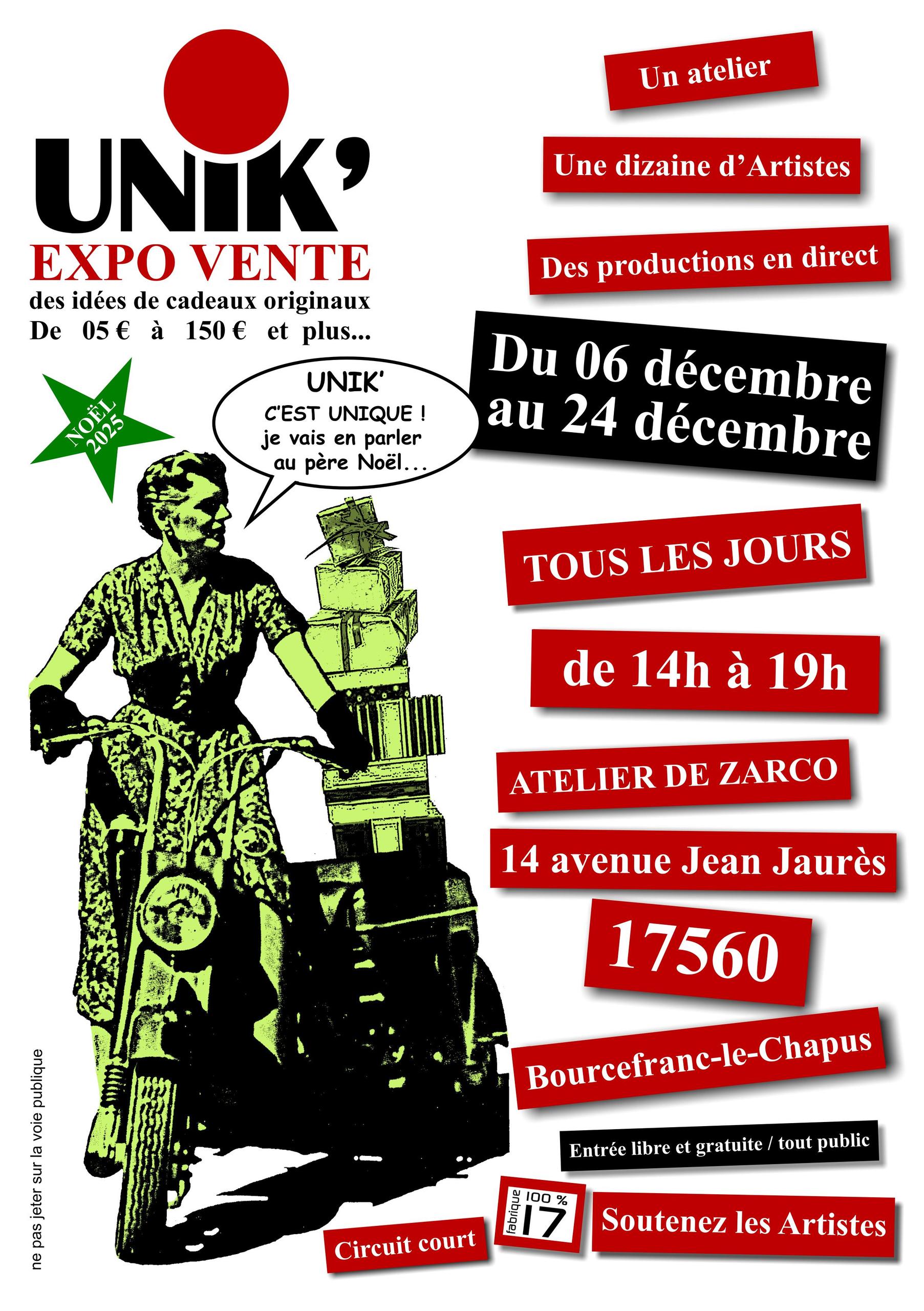 UNIK' Exposition vente