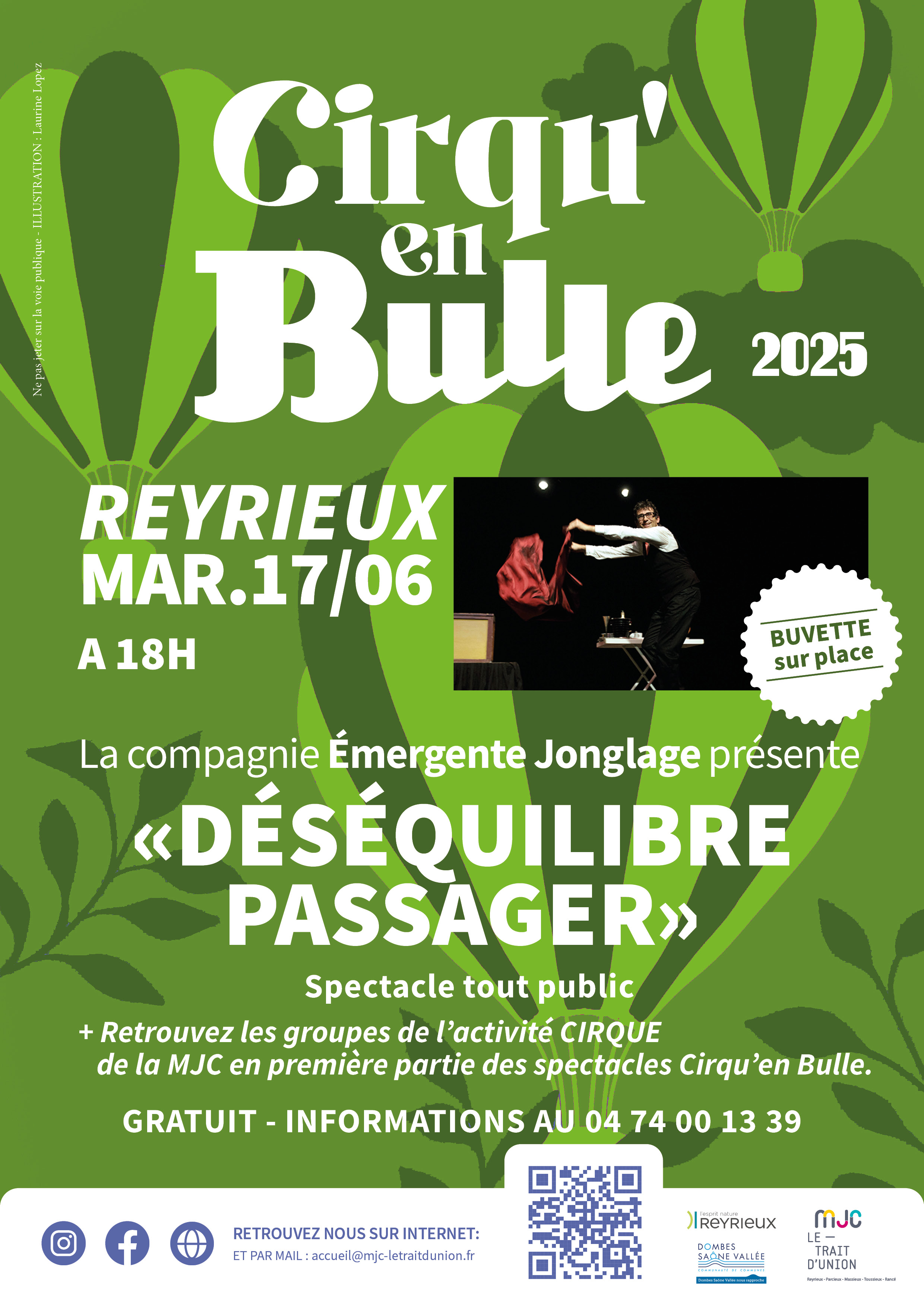 Festival Cirqu'en Bulle : Déséquilire passager_Reyrieux