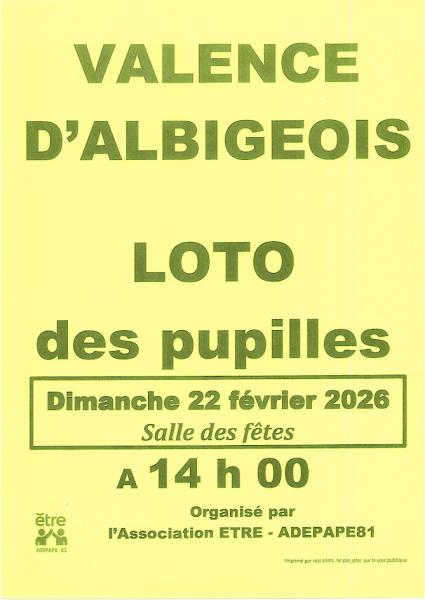 Loto des pupilles