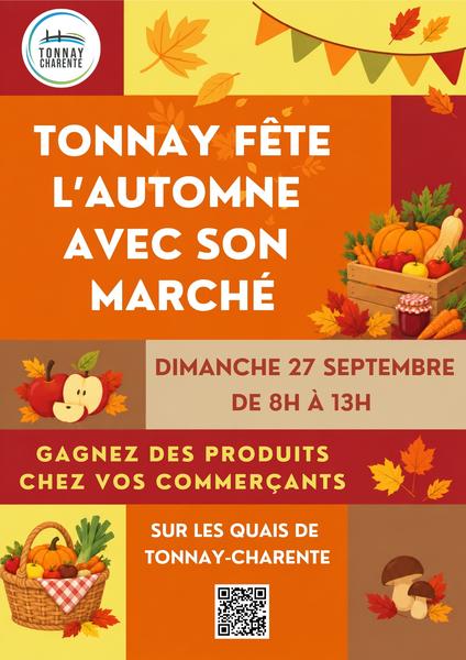 Tonnay fête l'automne avec son marché