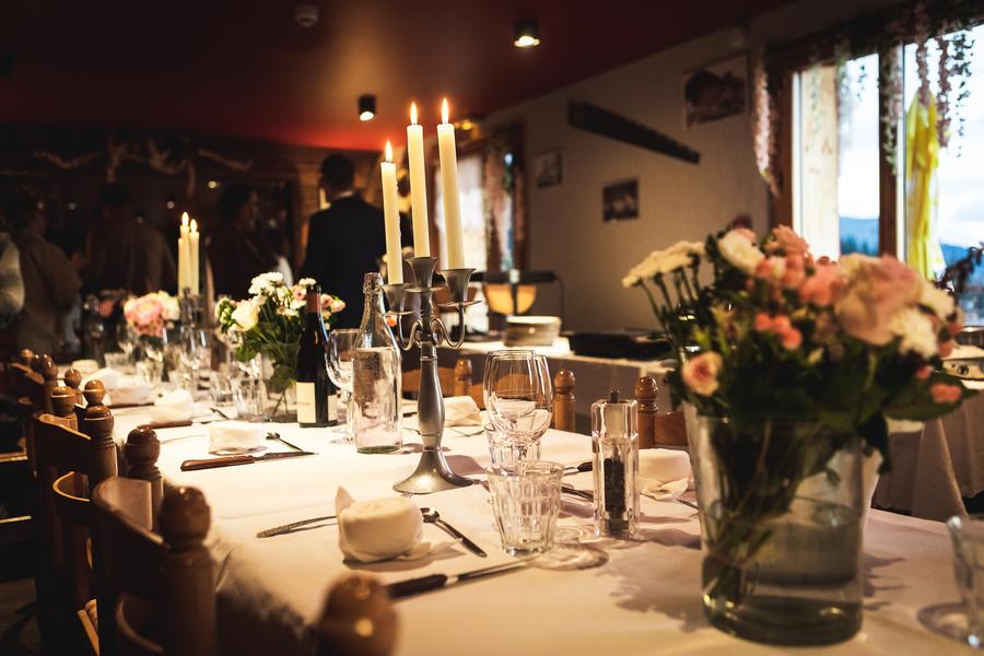 Décoration de table Restaurant d'altitude l'Escale