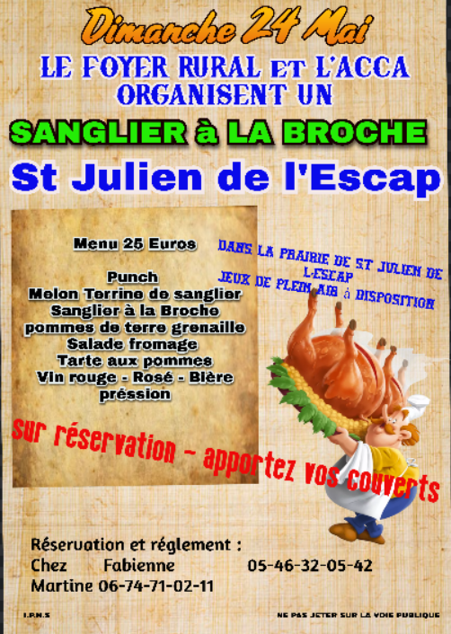 Sanglier à la broche