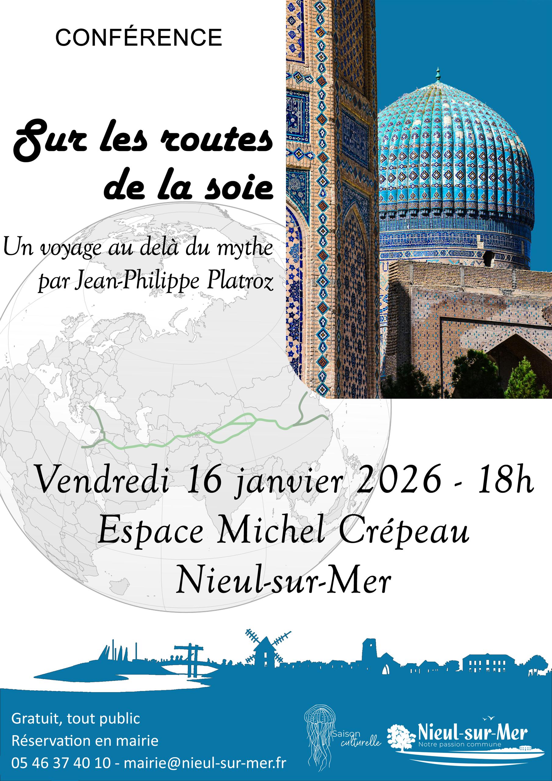 Conférence : Sur les routes de la soie
