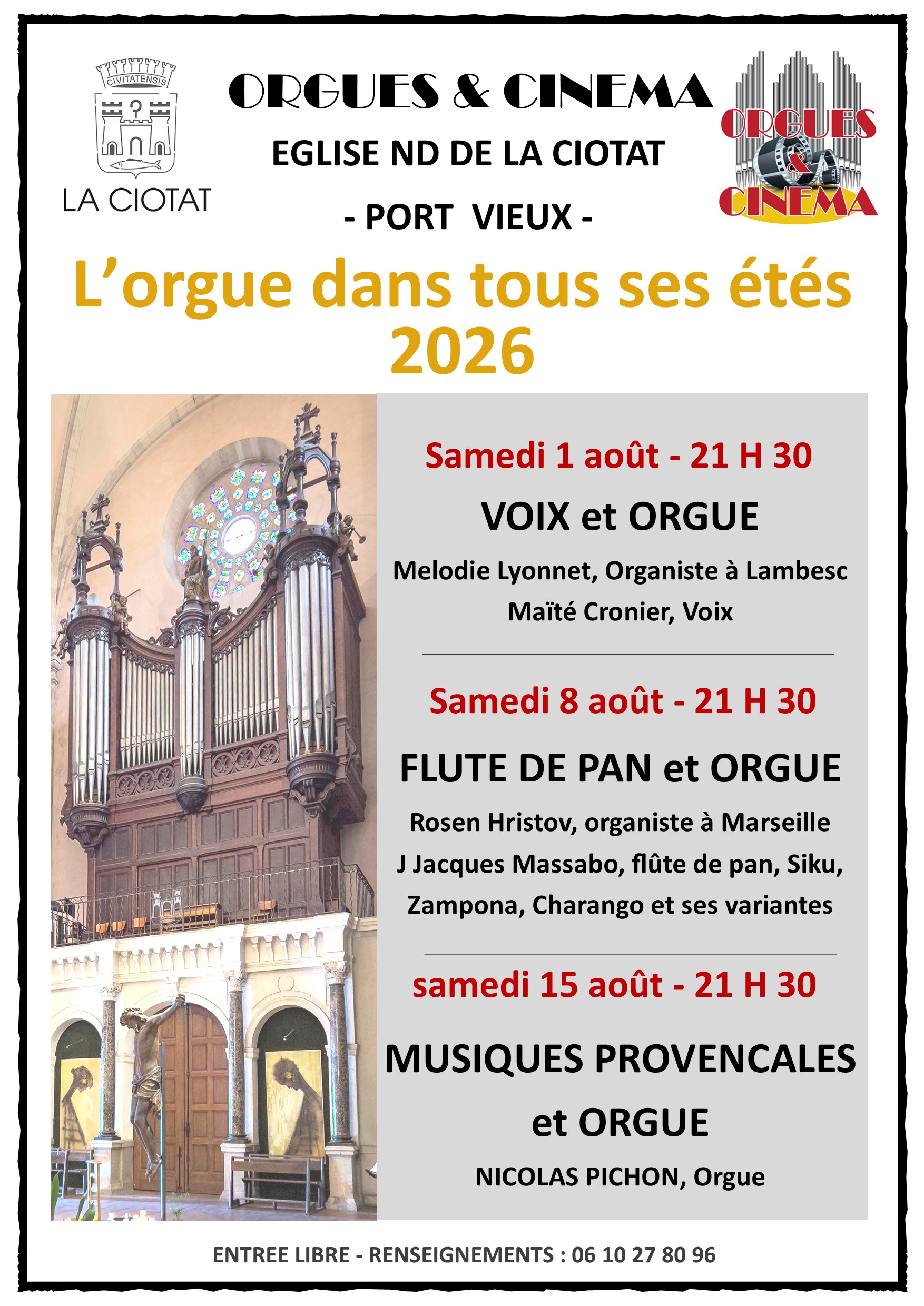 Festival Orgues & Cinéma