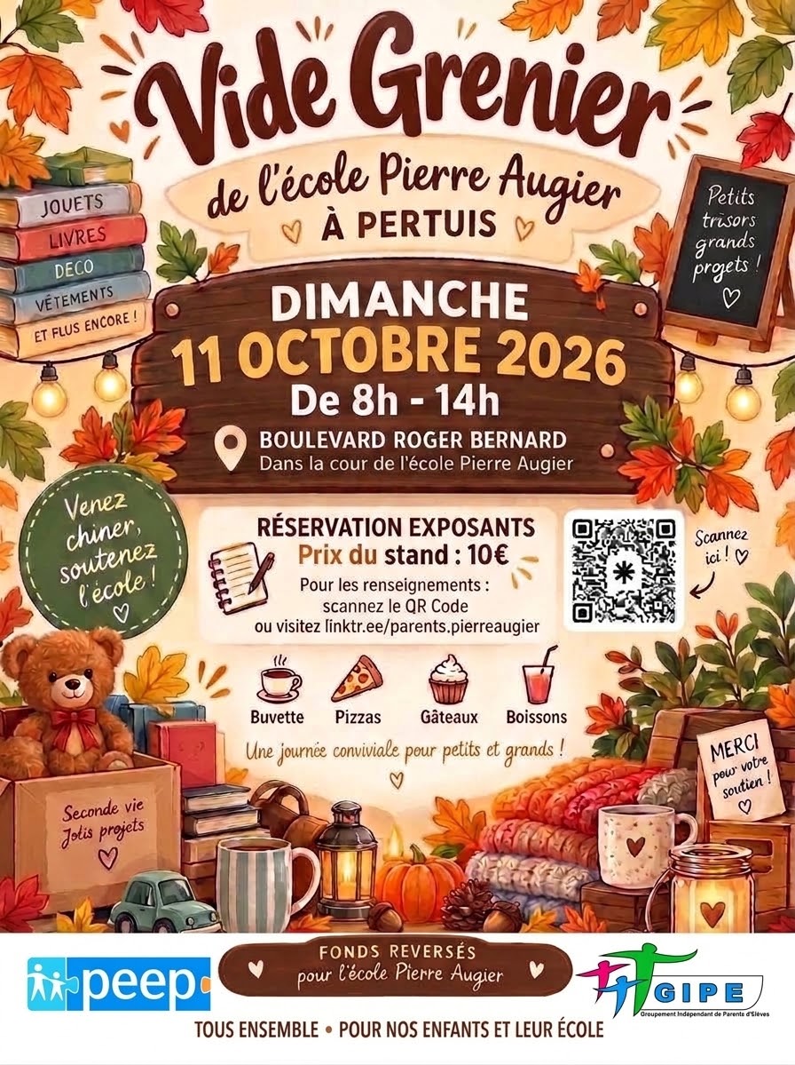 Vide Grenier de l'école Pierre Augier