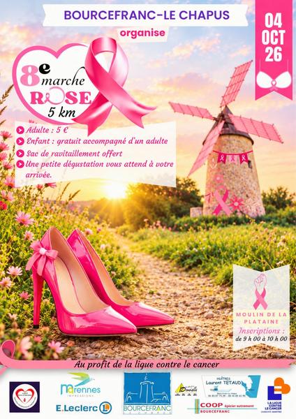Octobre rose - Marche de 5km à Bourcefranc