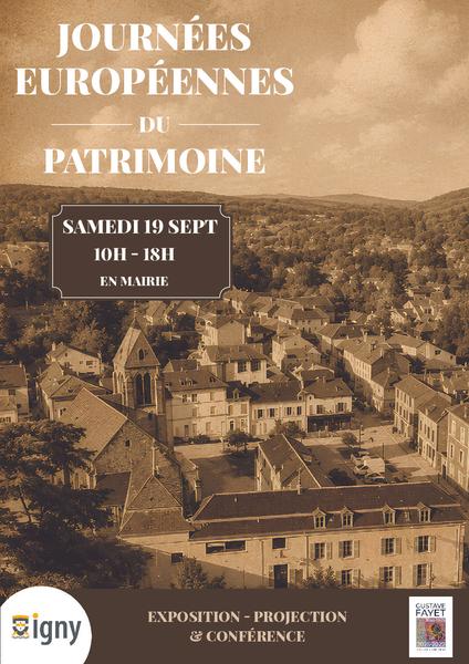 Journées Européennes du Patrimoine d'Igny 