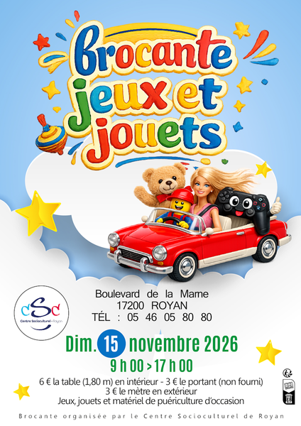 Brocante jeux et jouets