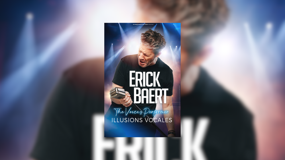 Théâtre Galli : Erick Baert The voice’s performer | Illusions vocales_Sanary-sur-Mer