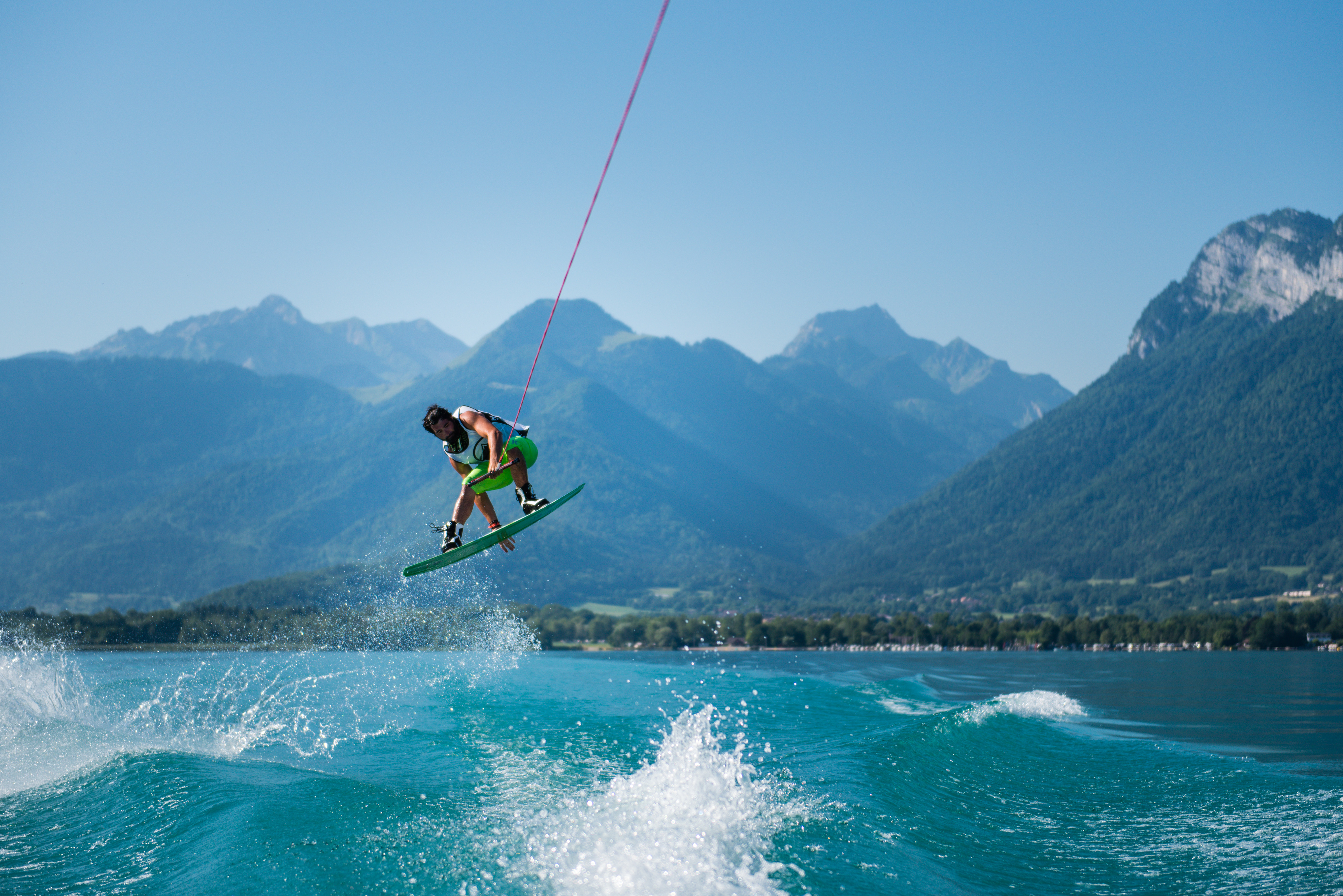 session de wakeboard