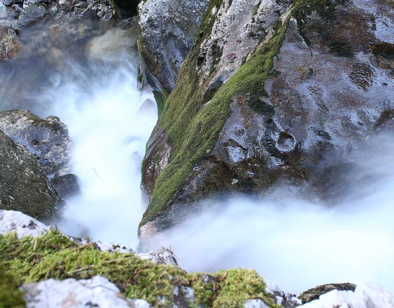 Doussard Lac Annecy canyon de la Mine