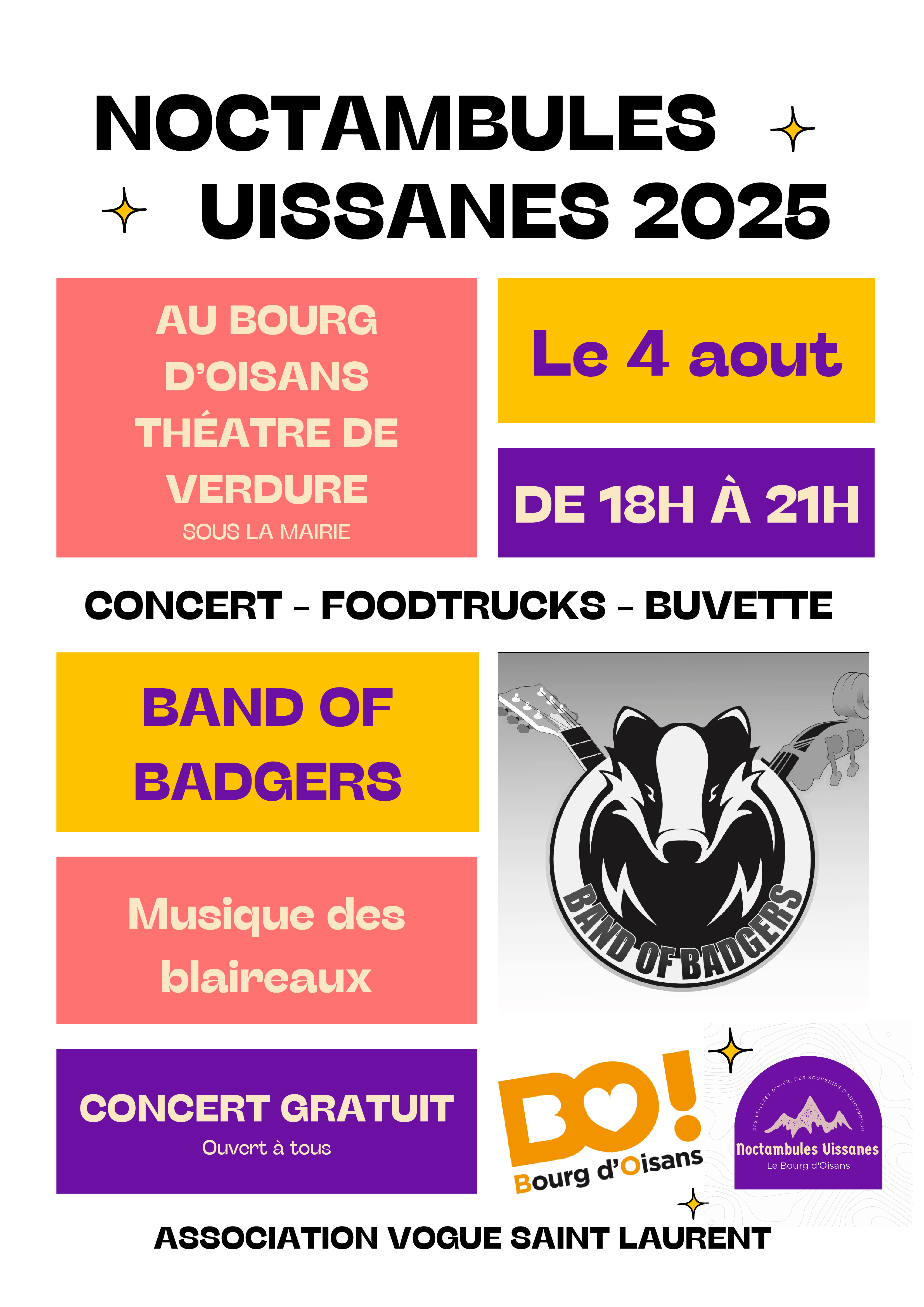 Noctambules Uissanes - Band of Badgers_Le Bourg-d'Oisans
