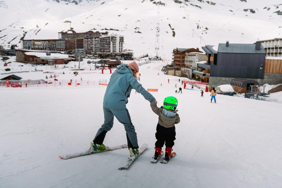 Piste débutant Tignes Le Lac