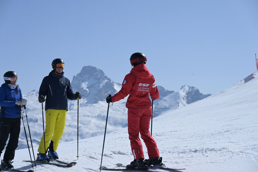 Cours de ski ESF au Grand-Bornand