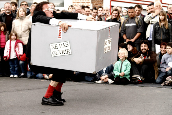 Straattheater “Twee seconden”
