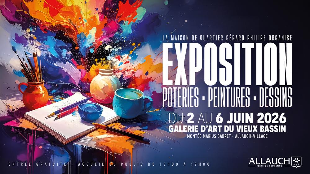 La Maison de quartier Gérard Philipe expose au Vieux-Bassin