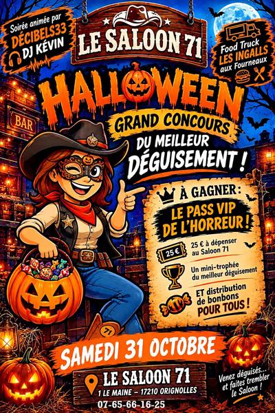 Halloween au Saloon 71