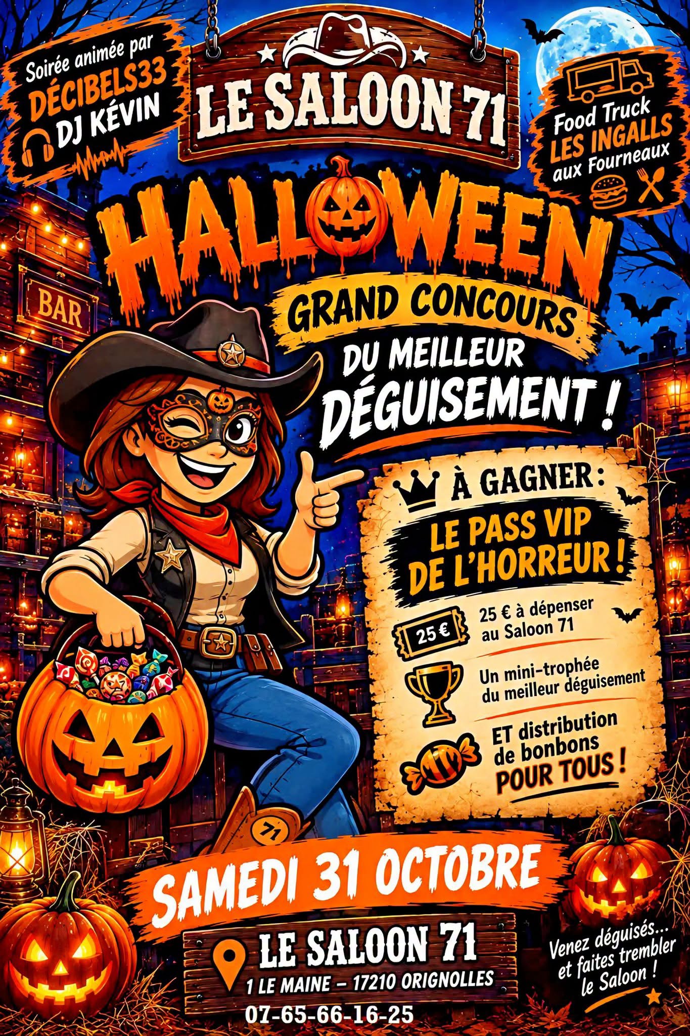 Halloween au Saloon 71