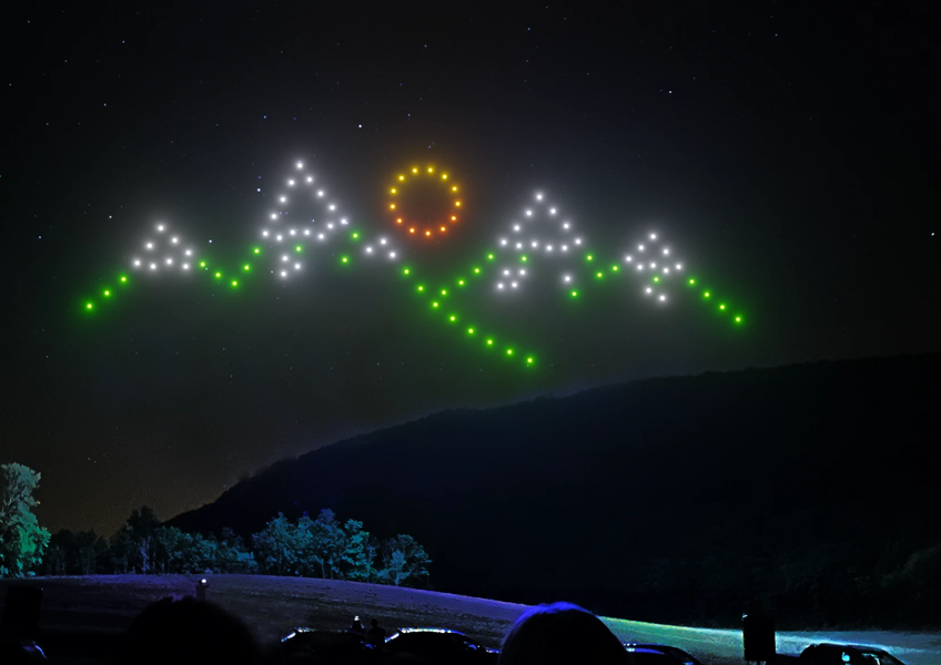 Spectacle de drones_Les Orres - © Les Orres