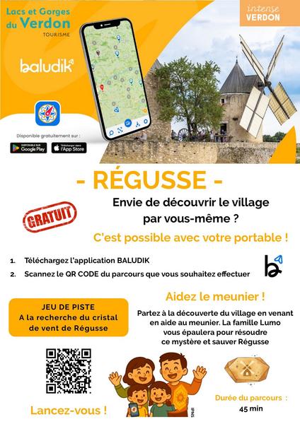 Baludik : Jeu de Piste - A le recherche du cristal de vent_Régusse