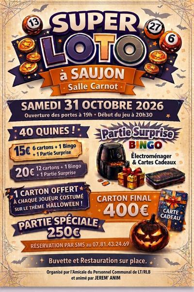 Loto Amicale du personnel de La Tremblade-Ronces-les-Bains