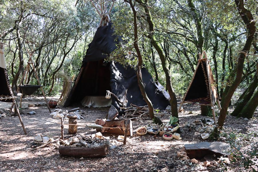 Campement paléolithique