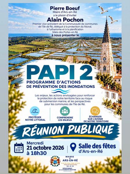Réunion publique sur le Programme d'actions de prévention des inondations