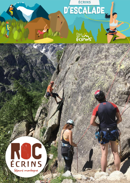 Écrins d'Escalade : Week-end escalade falaise Pays des Ecrins initiation - Roc Ecrins_L'Argentière-la-Bessée