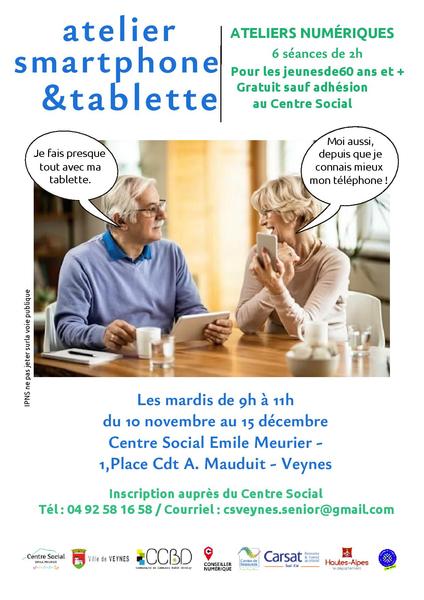 Atelier Smartphone et Tablette