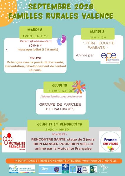 Point écoute parents - Familles Rurales Val81