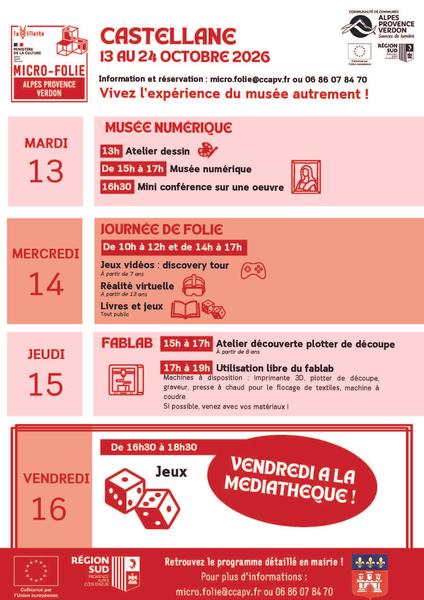 La Micro-Folie intercommunale est à Castellane !_Castellane