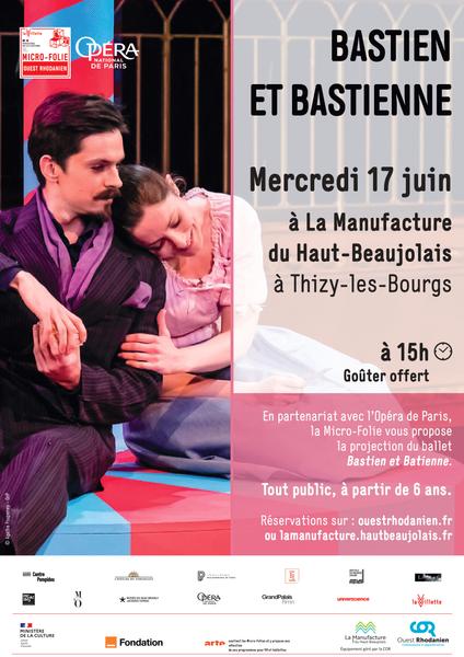 Bastien et Batienne - projection du ballet à la MicroFolie