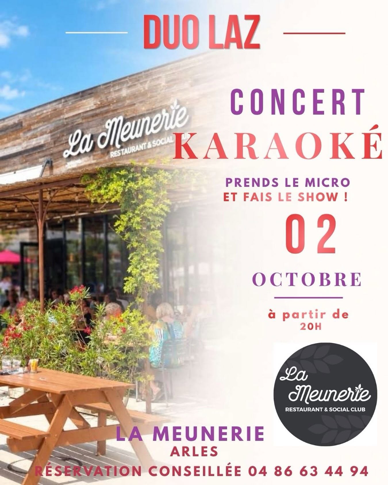 Concert / Karaoké à la Meunerie