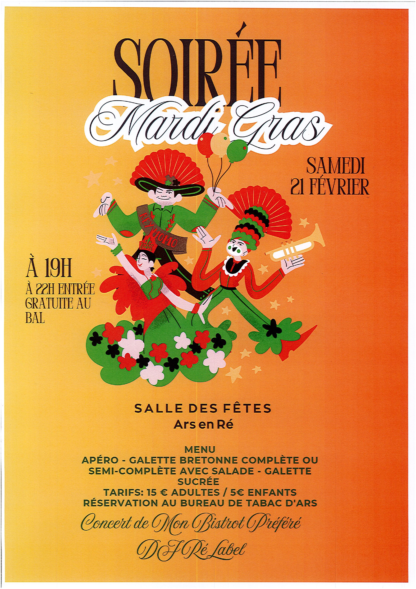 Soirée Mardi Gras