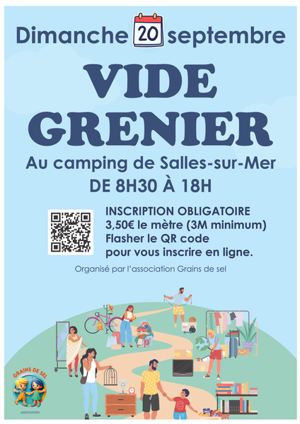 Animation - Vide grenier de l'association de Grains de Sel