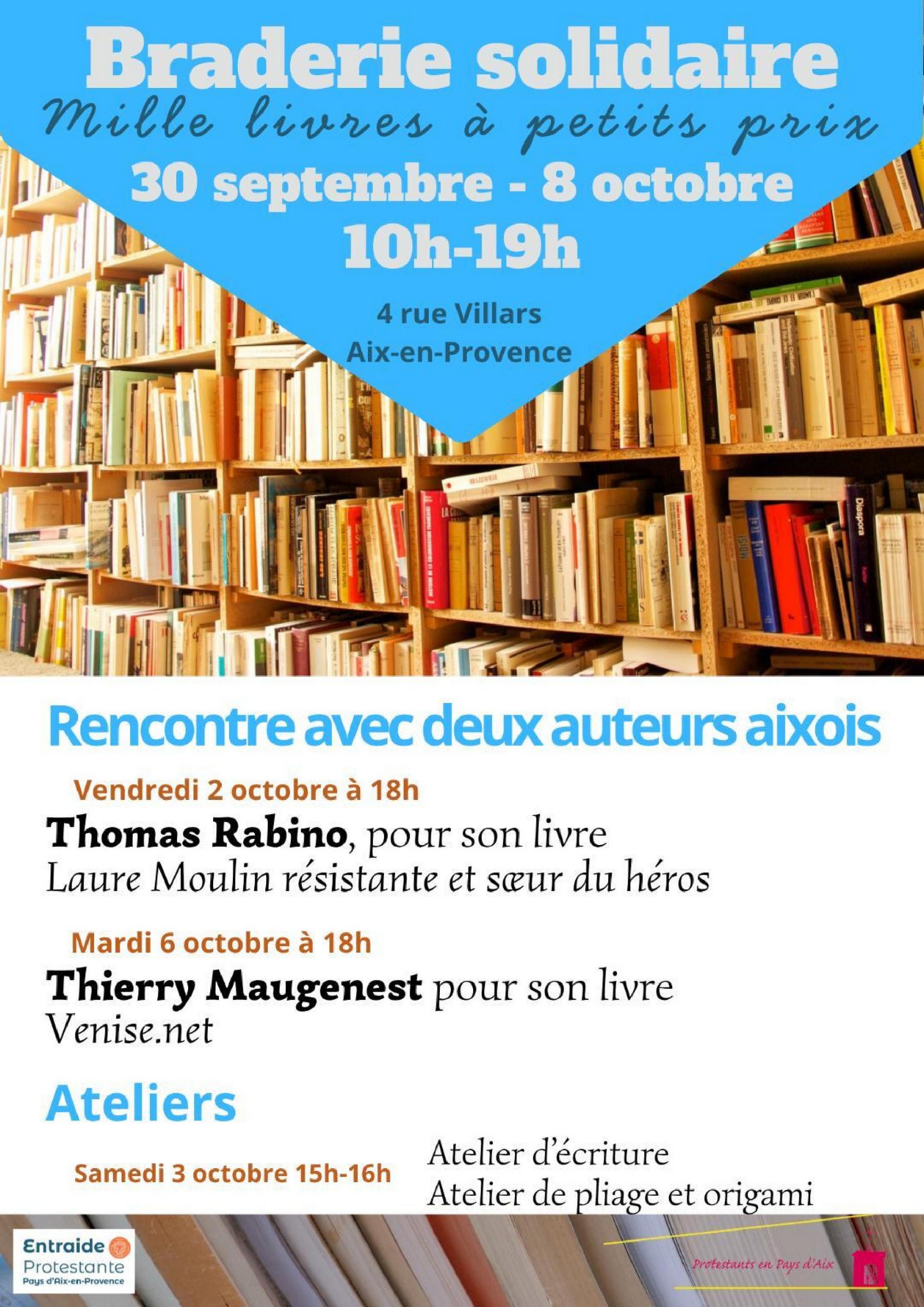 Braderie solidaire de livres