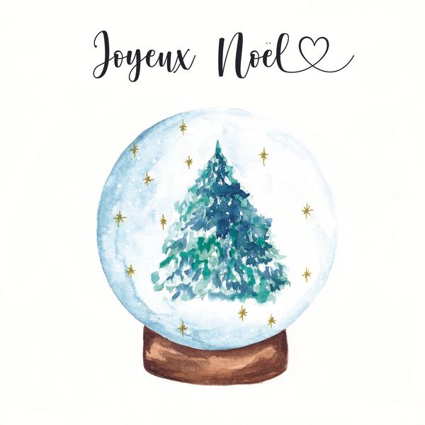 Cartes de Noel à laquarelle