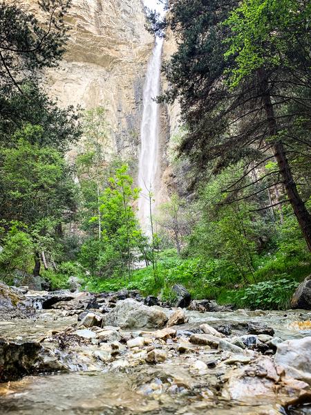Le sentier de l'eau à Avrieux