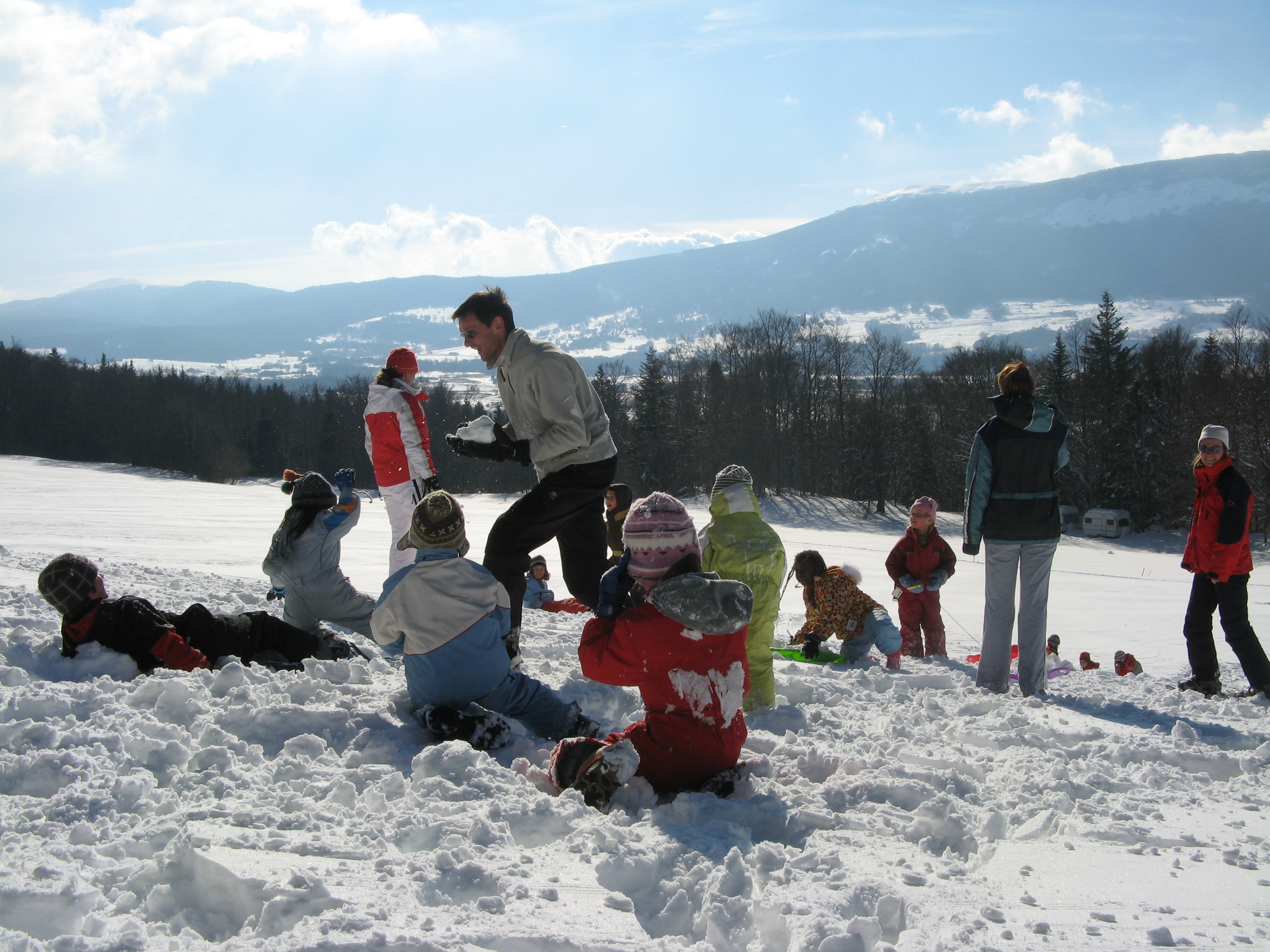 Classe decouverte Montagne hiver vercors IDDJuniors