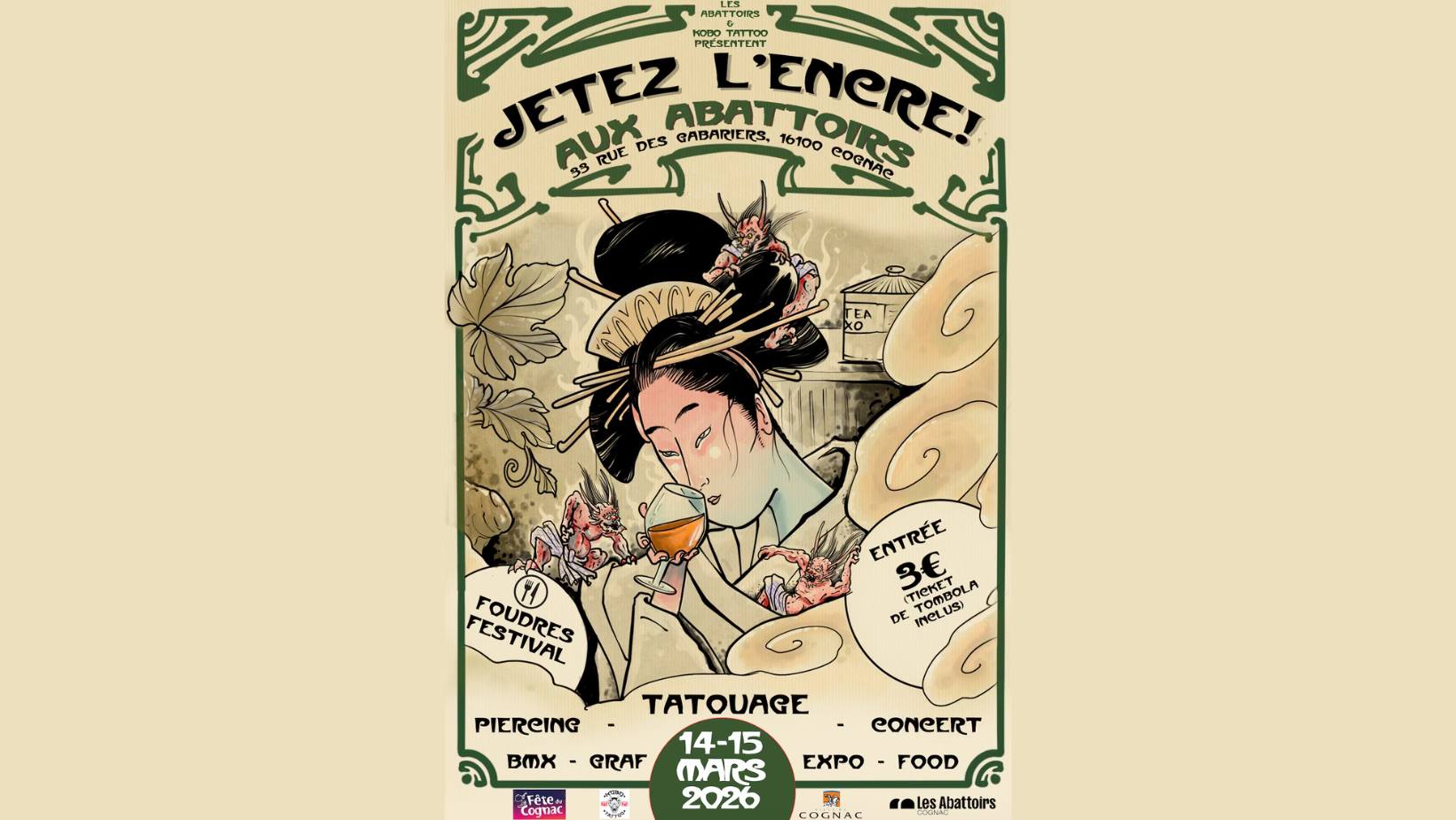 Jetez l'encre aux Abattoirs