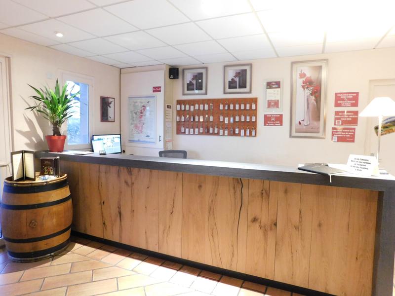 Réception de l'hôtel