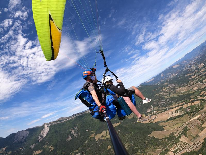 Vol en parapente
