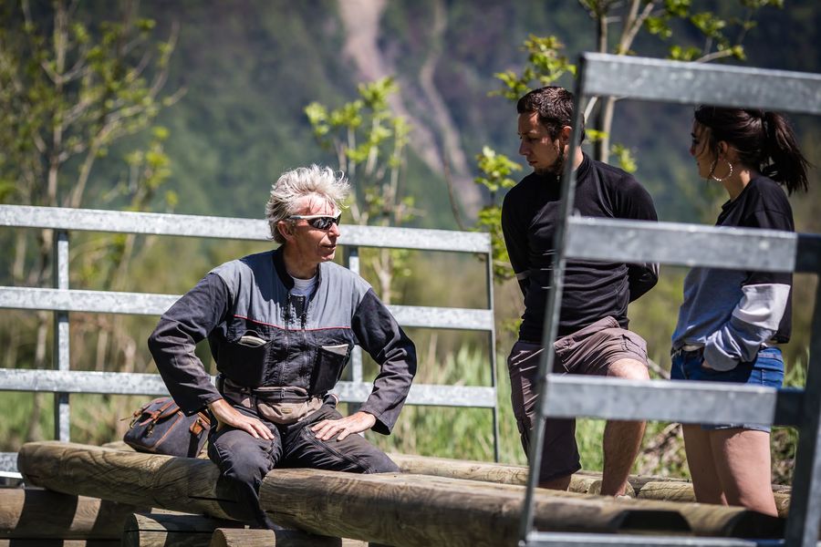 Visite de la ferme des bisons