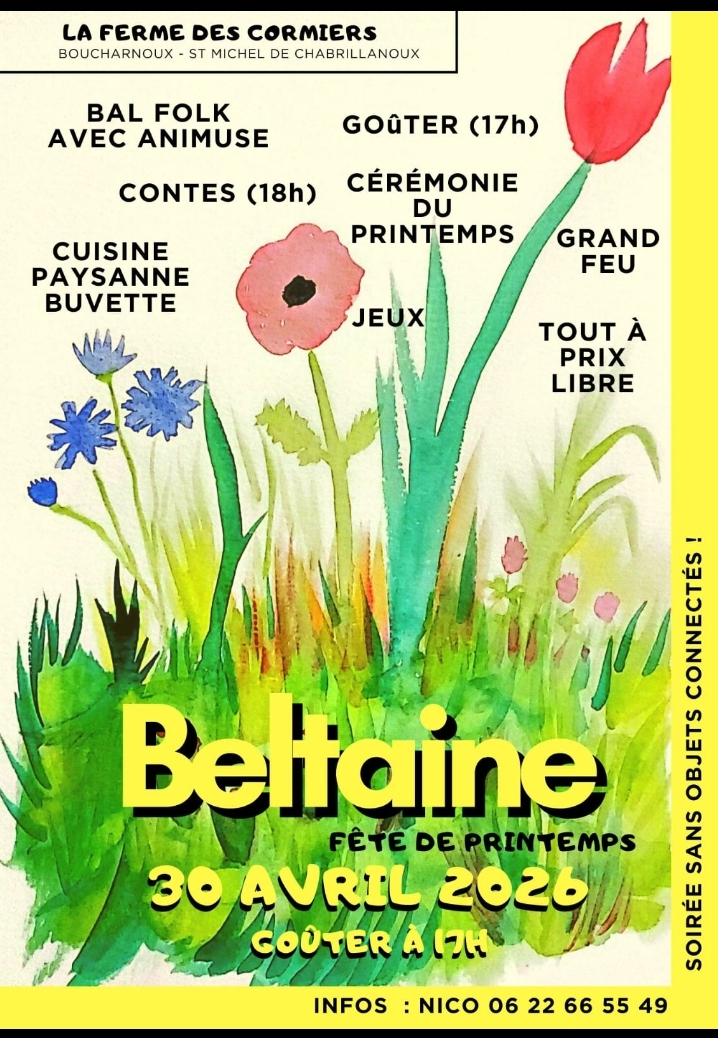"Beltaine" : fête de printemps à la Ferme des Cormiers