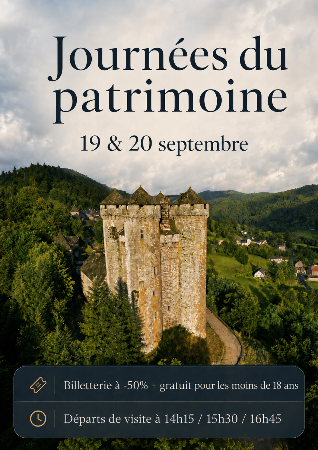 Journées Européennes du Patrimoine - Château d'Anjony