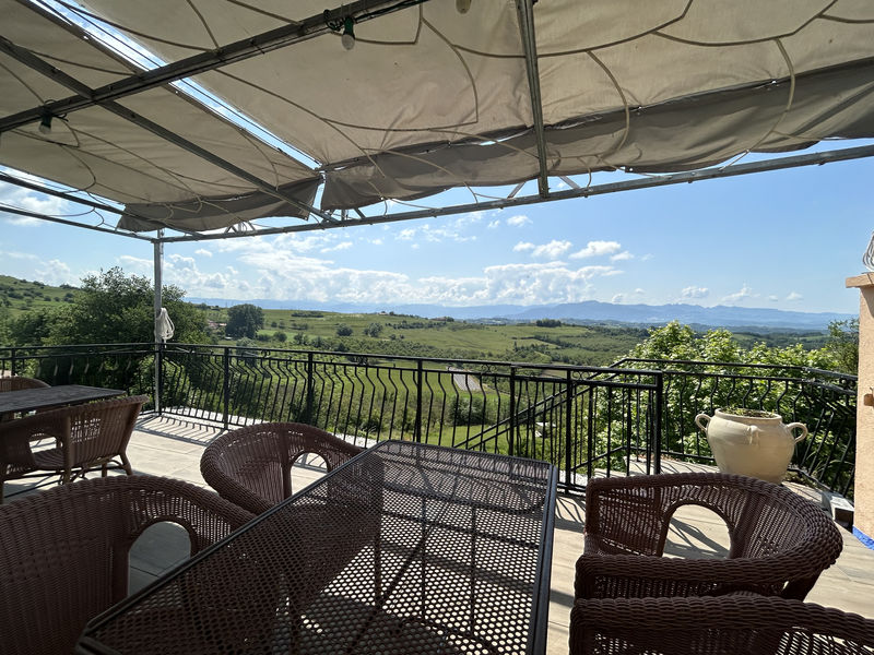 Auberge des Voyageurs terrasse