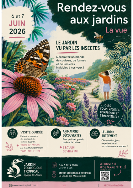 Rendez-vous aux Jardins : Les jardins et la vue au Jardin zoologique tropical